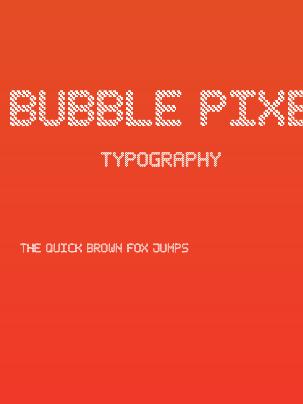 Bubble Pixel-7 Hatch Poster