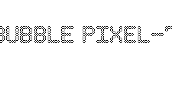 Bubble Pixel-7 Logo