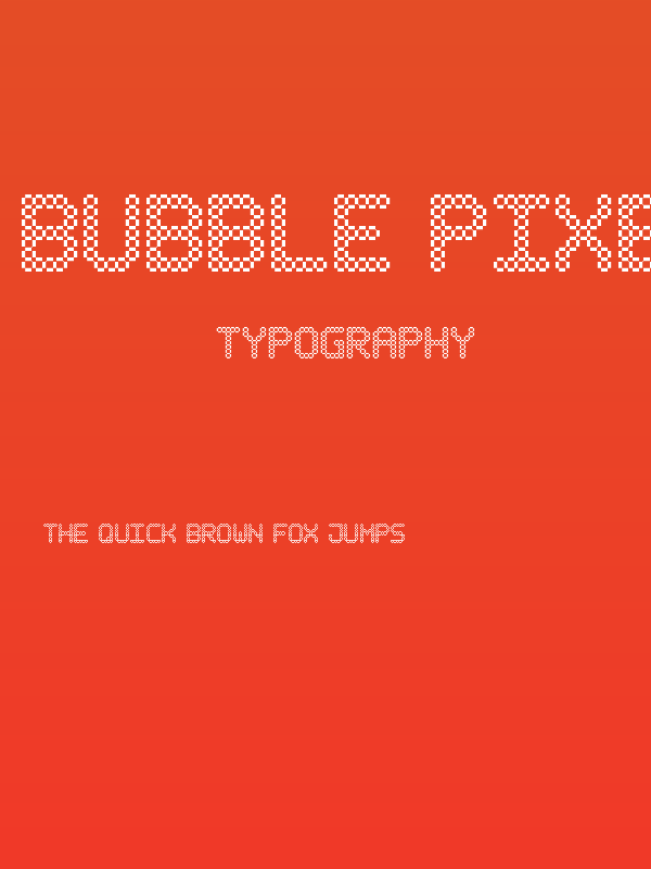 Bubble Pixel-7 Poster