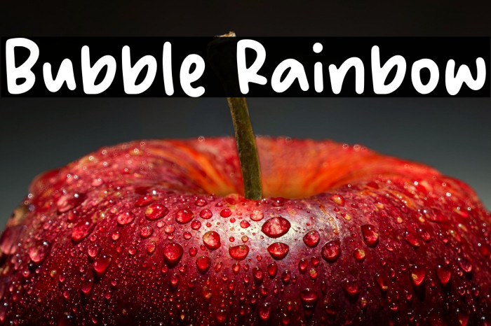 Bubble Rainbow Example 1