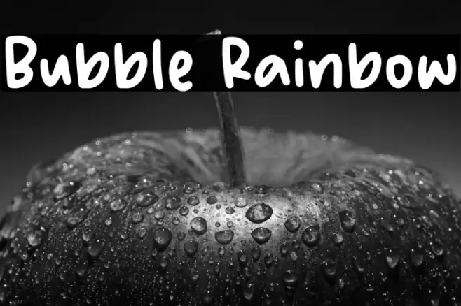 Bubble Rainbow Example 1