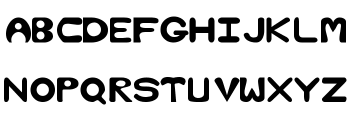 Bubble Regular Font LOWERCASE