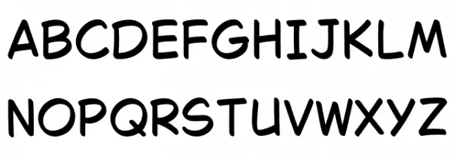 Bubble Sans Regular 字体 大写