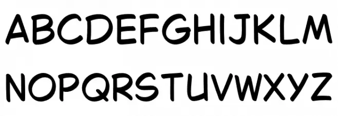 Bubble Sans Regular Fuentes MINÚSCULAS