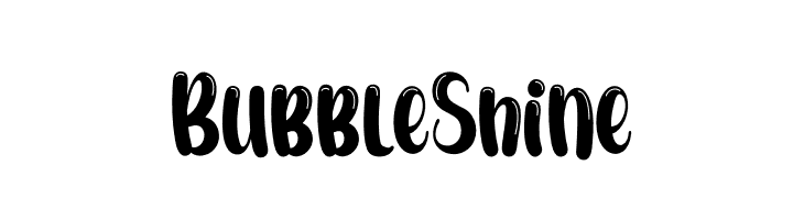 Bubble Shine  フリーフォントのダウンロード