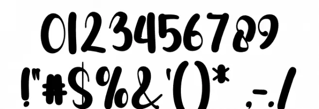 Bubble Shine Font OTHER CHARS