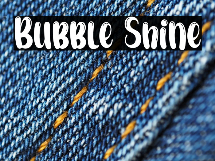Bubble Shine Example 1