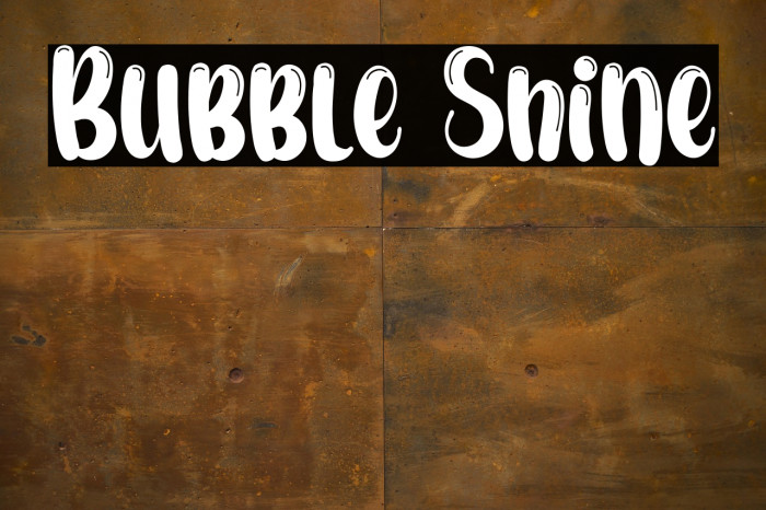 Bubble Shine Example 3