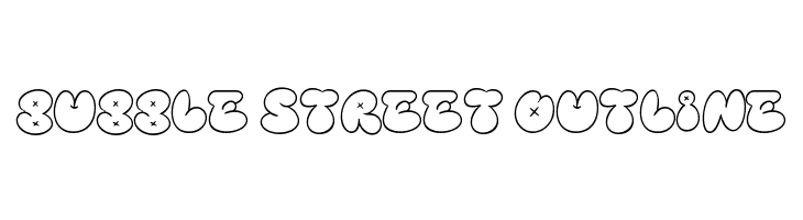 Bubble Street Outline  Скачать бесплатные шрифты
