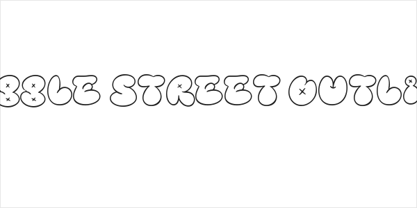 Bubble Street Outline Logo