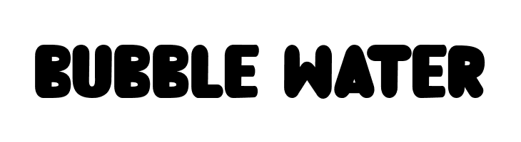Bubble Water  font caratteri gratis