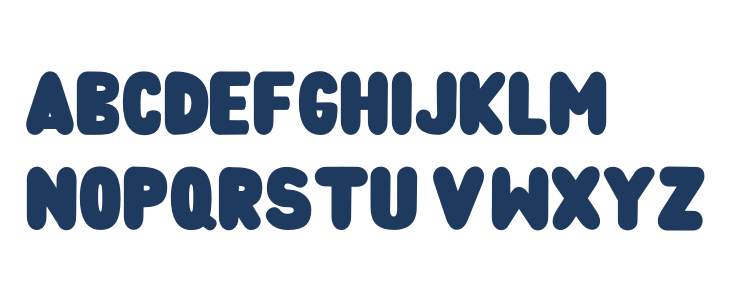 Bubble Water Lowercase