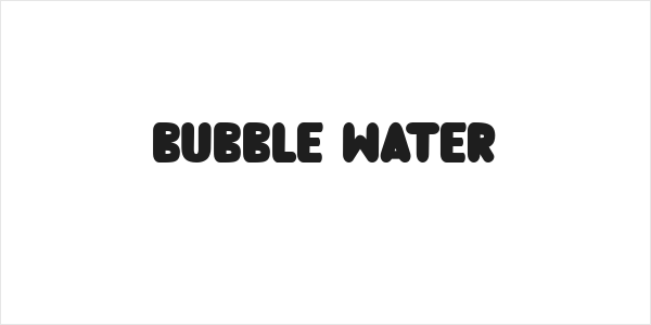 Bubble Water Logo