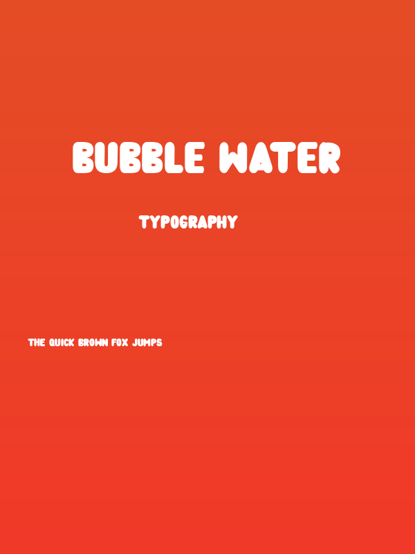 Bubble Water Poster