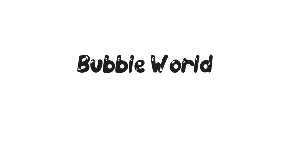Bubble World Logo