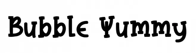 Bubble Yummy  تنزيل الخطوط