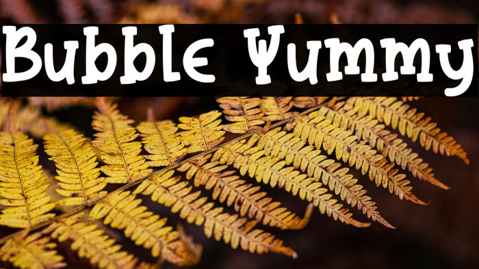 Bubble Yummy Example 1