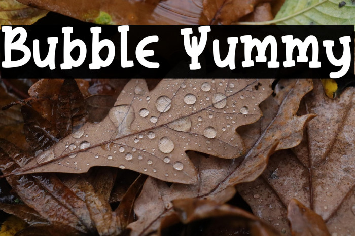 Bubble Yummy Example 2