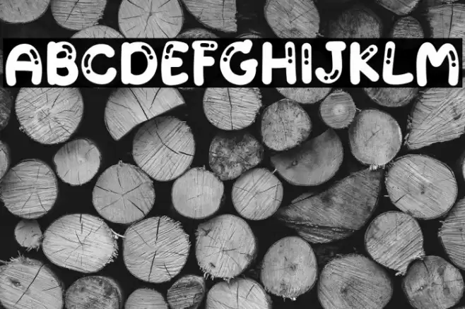 Bubble gum Regular Caratteri examples