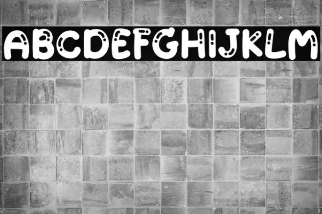 Bubble gum Regular Caratteri examples