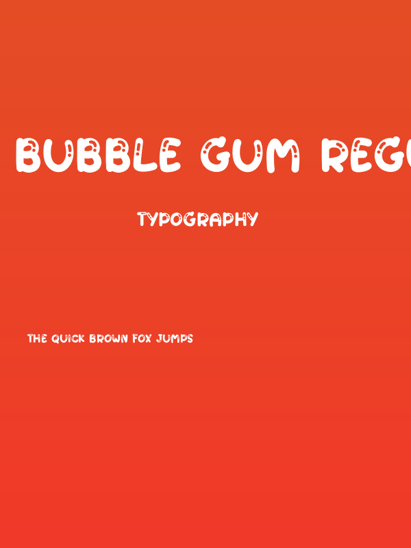 Bubble gum Regular Poster