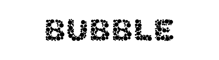Bubble  Frei Schriftart Herunterladen