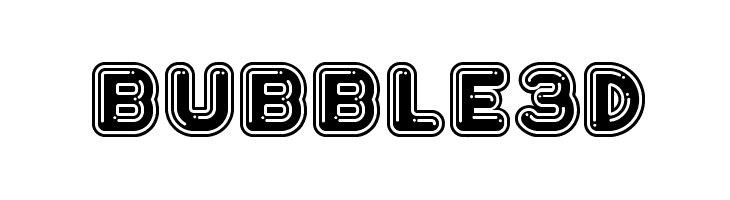 Bubble3D Font