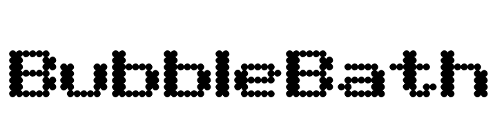 BubbleBath Font