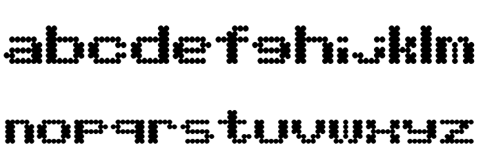 BubbleBath Font LOWERCASE