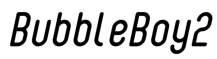 BubbleBoy2 Font