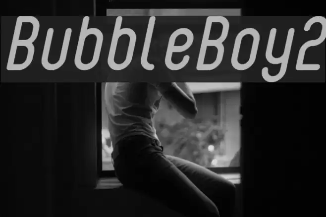 BubbleBoy2 Font examples