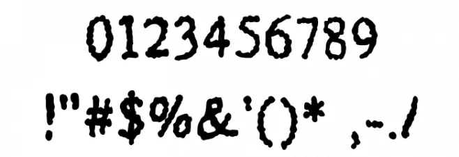 BubbleDub Medium Font OTHER CHARS