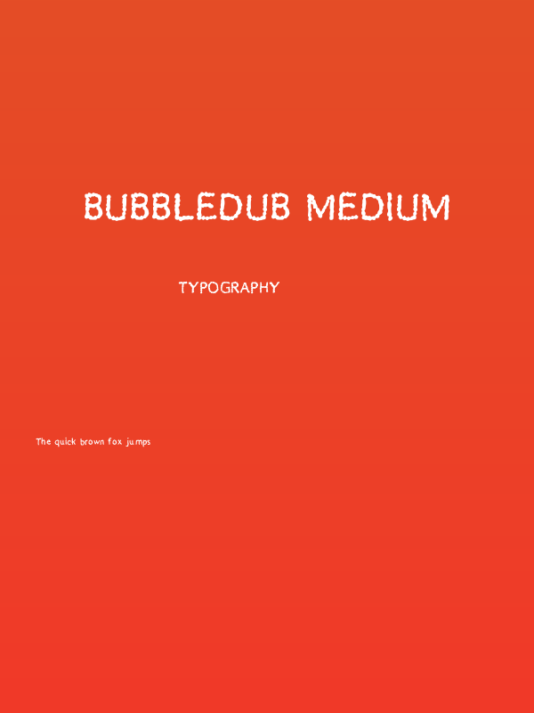 BubbleDub Medium Poster