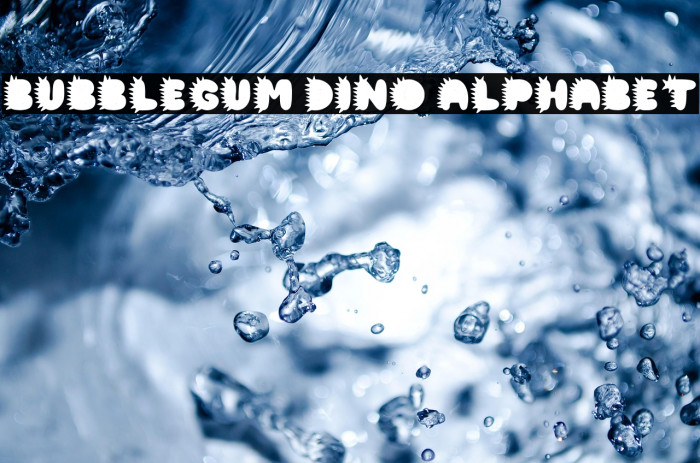BubbleGum Dino Alphabet Example 2
