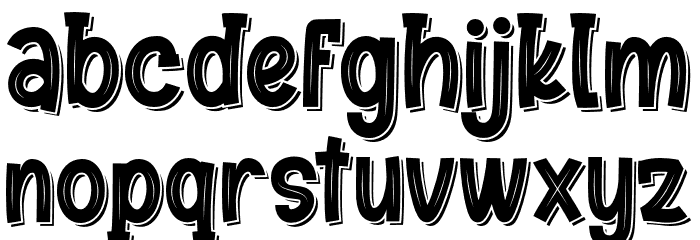 BubbleLoveDemo Font LOWERCASE