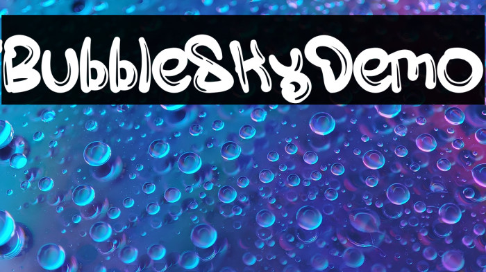 BubbleSkyDemo Example 2