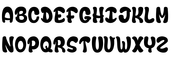 Bubble&Soap light_PersonalUseOnly Font LOWERCASE