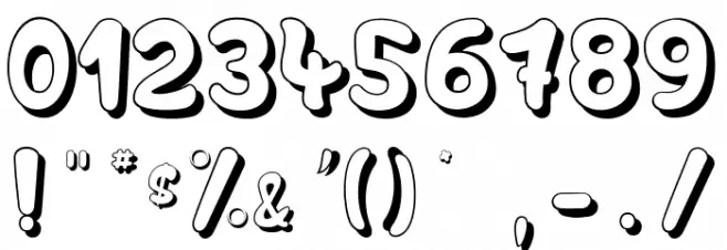 Bubble&Soap_PersonalUseOnly Font OTHER CHARS