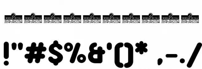 Bubbleboddy Neue Trial Bold Font OTHER CHARS