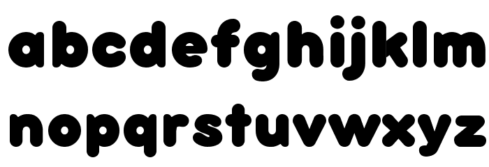 Bubbleboddy Neue Trial ExtraBold Polices MINUSCULES
