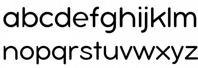 Bubbleboddy Neue Trial Light Font LOWERCASE