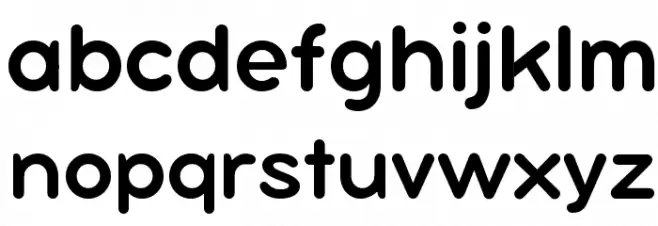 Bubbleboddy Neue Trial Regular Polices MINUSCULES
