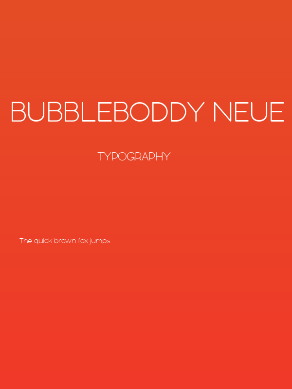Bubbleboddy Neue Trial Thin Poster
