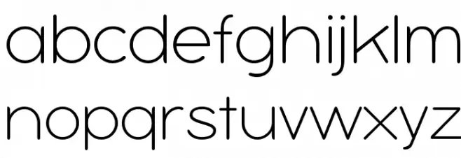 Bubbleboddy Neue Trial Thin Schriftart Kleinbuchstaben