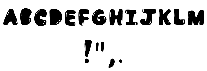 Bubblebystarbrillitos Regular Font OTHER CHARS