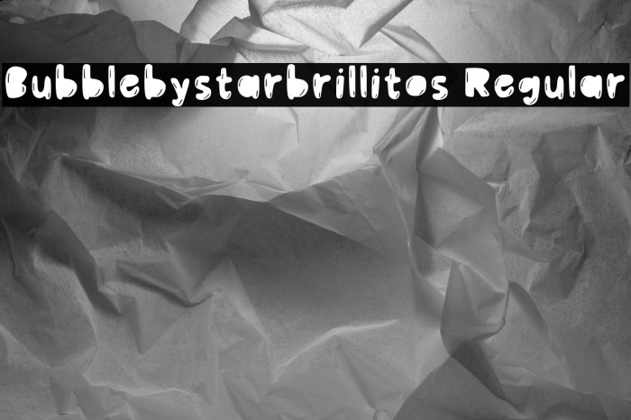 Bubblebystarbrillitos Regular Example 2