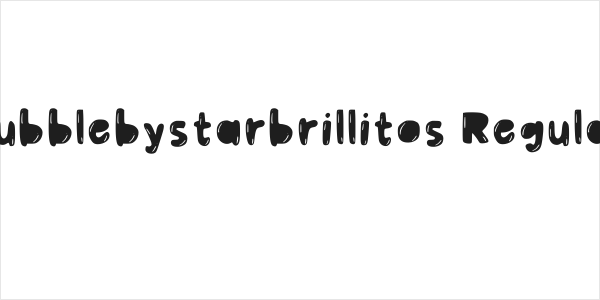 Bubblebystarbrillitos Regular Logo