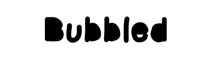 Bubbled  免费字体下载