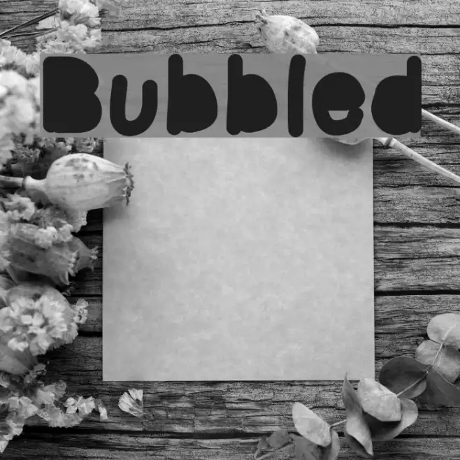 Bubbled Example 1