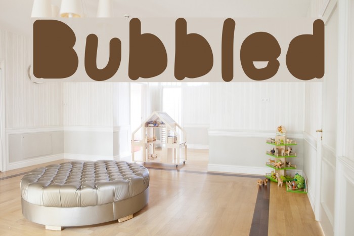 Bubbled Font examples